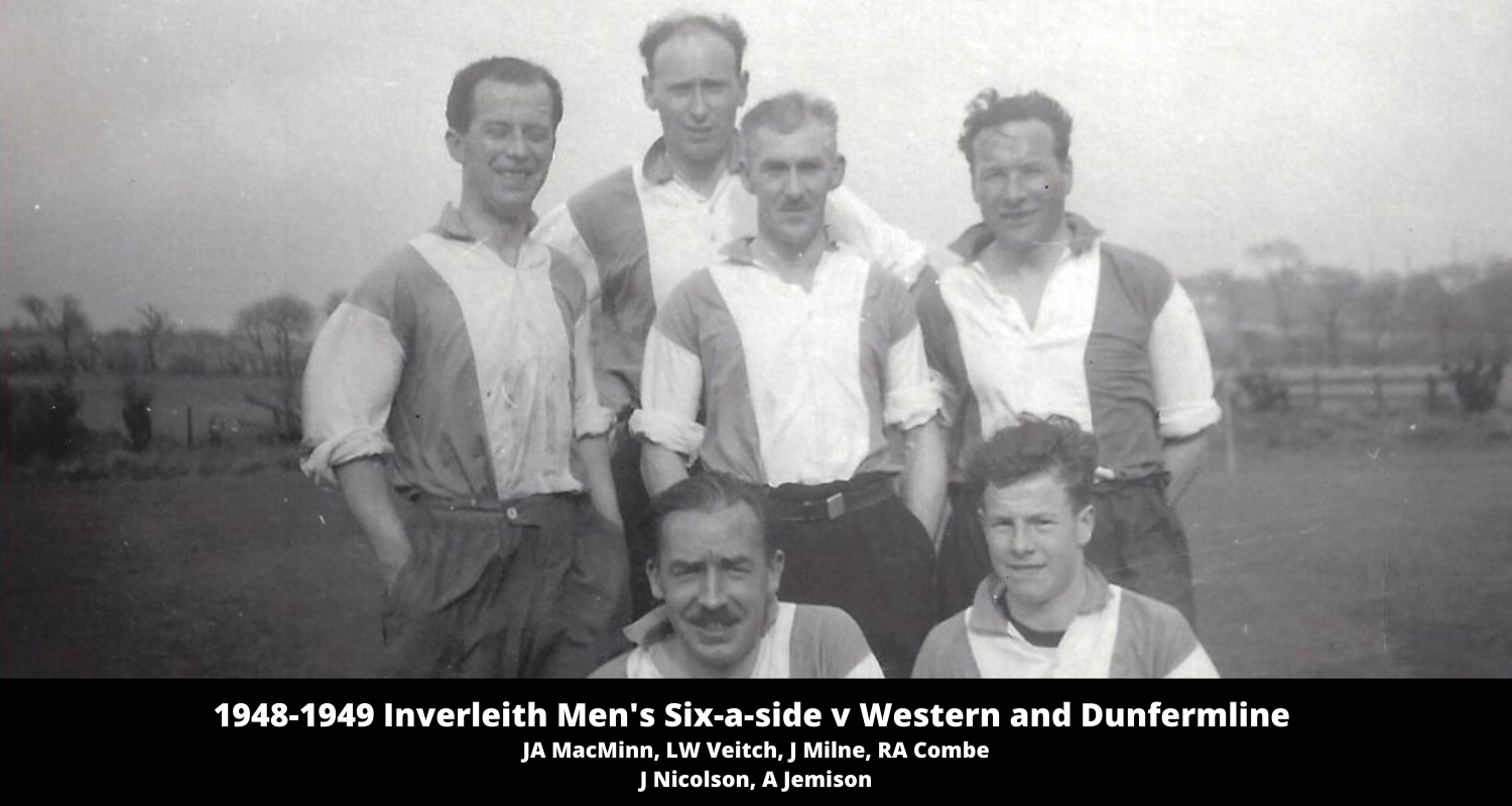 1948-1949 Inverleith Six-a-sides Western and Dunfermline