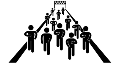 Stick people race